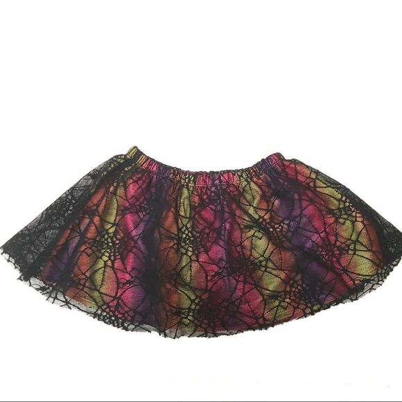 Girls spiderweb lace overlay mini skirt 3T - Picture 1 of 6